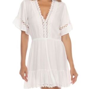 Brand new with tags White swimsuit coverup